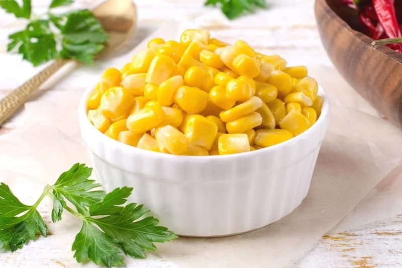 کنسرو ذرت مکزیکی خانگی برای تهیه سریع میان وعده